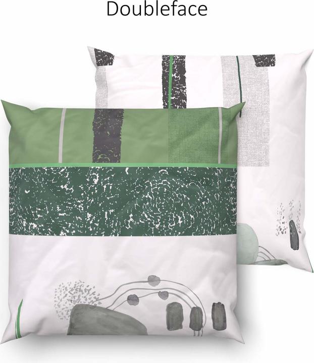 Produktbild Lotus Bettwaren Bettwäsche Bambus Mariele grün (Kopfkissenbezug, 65 x 65 cm)