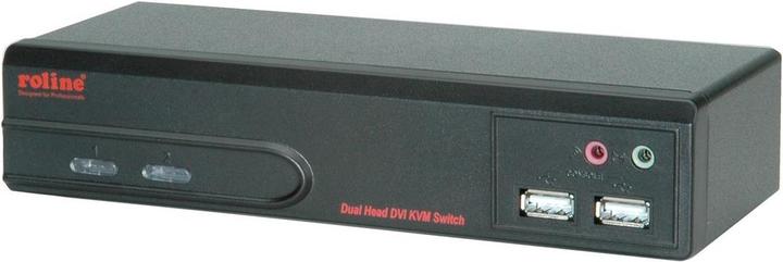 Roline Dual Head DVI USB 2.0, 1 User - 2 PC