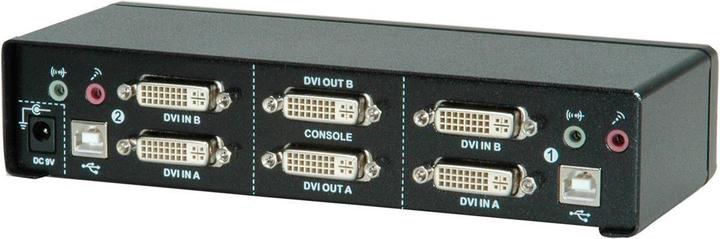 Actual product image Roline Dual Head DVI USB 2.0, 1 User - 2 PC