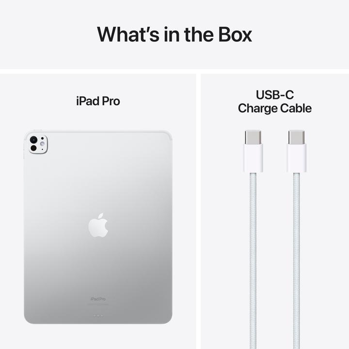 Immagine prodotto Apple iPad Pro 13 2024 (M4) (Solo WiFi, 13", 1000 GB, Argento)