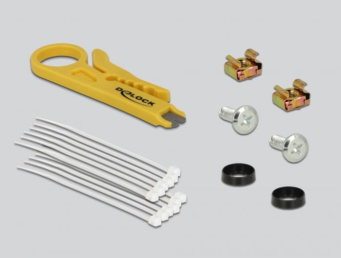 Immagine prodotto Delock Pannello patch 12 porte 10" Cat.6A schermato