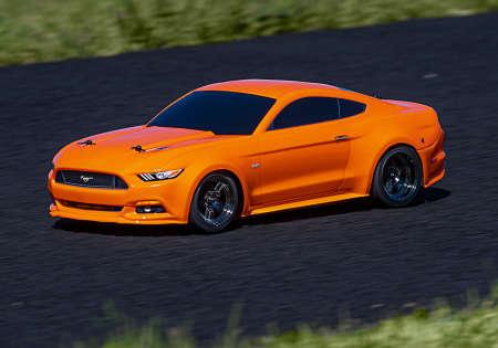 Produktbild Traxxas ford mustang gt orange rtr mit tq 2.4ghz 1/10 awd supercar (ohne akku/lader) (ARR Almost-Ready-to-Race)