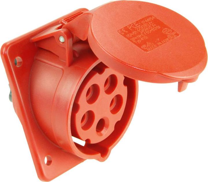 Actual product image PCE 415-6TTf87 Junction box angled 16A 5p 6h IP44/54 TT