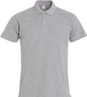 Poloshirt Clique Basic 028230, Baumwolle, grau meliert, Grösse 3XL (3XL)