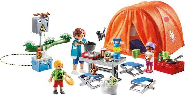 Immagine prodotto Playmobil Campeggio per famiglie (70089, Divertimento in famiglia Playmobil)