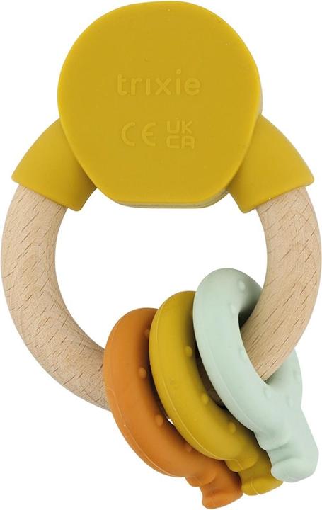 Immagine prodotto Trixie Baby Anello attività Leone in legno e silicone