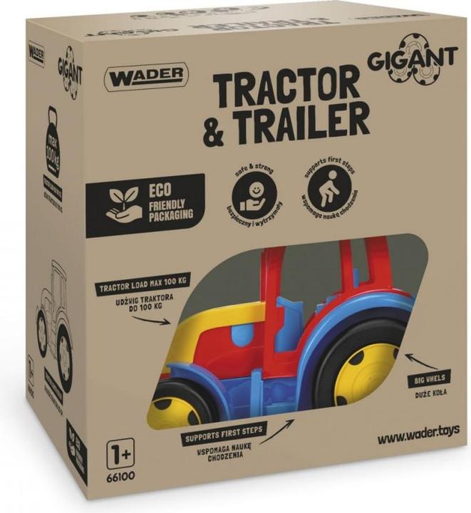 Produktbild Wader Gigant Traktor mit Anhänger, 102 cm