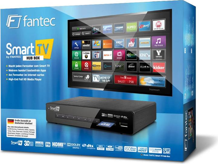 Image du produit Fantec Boîtier Hub Smart TV