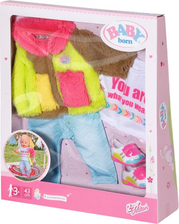 Actual product image Baby Born Deluxe rainbow coat, 43cm