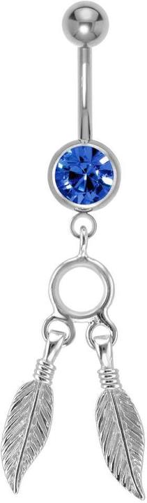 Image du produit Bijouteria Piercing nombril (Acier inoxydable, Laiton, Cristallin)