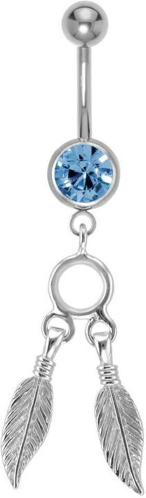 Image du produit Bijouteria Piercing nombril (Acier inoxydable, Laiton, Cristallin)