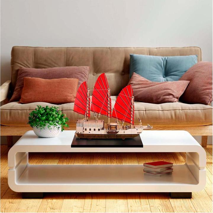 Image du produit Eco Wood Art Kit de maquette 3D en bois - Ancien voilier asiatique (Djong)