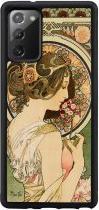Productafbeelding Man&Wood hoesje voor Galaxy Note 20 roze zwart (Samsung Galaxy Note 20)