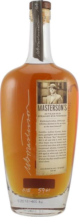 Produktbild 35 Maple Street 10 Years Masterson's Straight (Rye Whisky, 1 x 75 cl)