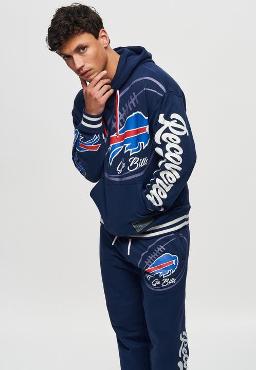 Immagine prodotto Recovered Re:felpa in pile con cappuccio - PATCHES Buffalo Bills (L)
