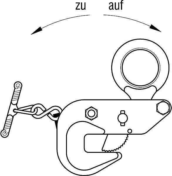 Produktbild Pfeifer Tragklemme Modell M, Horizontaleinsatz