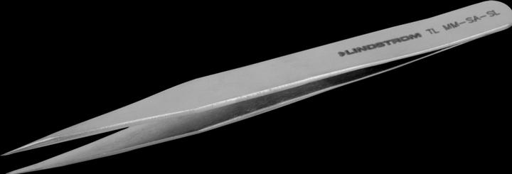 Irimo Hochpräzisionspinzette aus Edelstahl Typ MM mit spitzen, starken und feinen Spitzen, 125mm