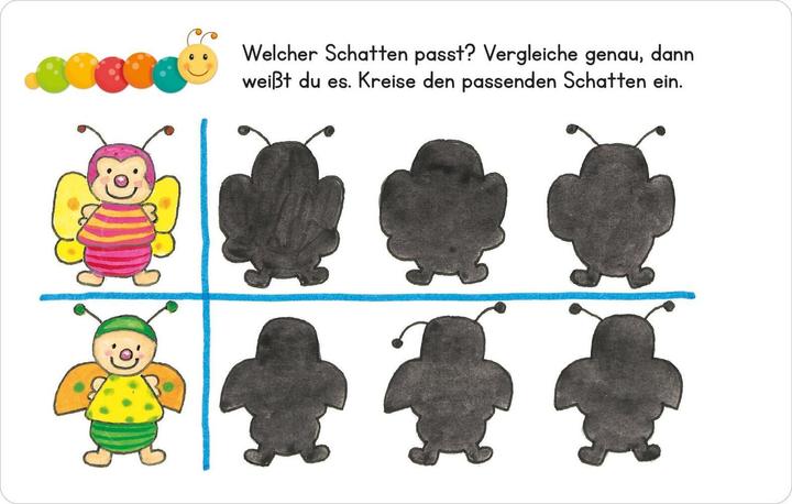 Actual product image Learning caterpillar - shapes and sizes (German)