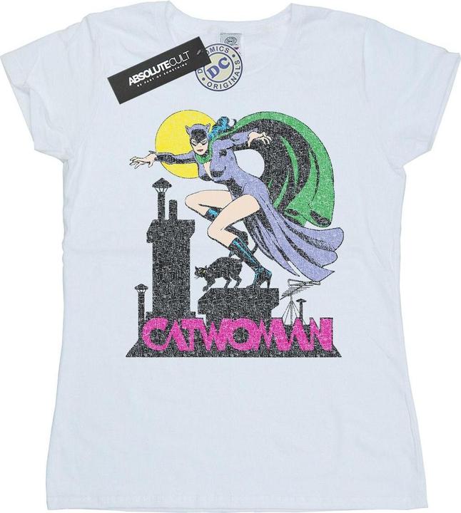 Catwoman Crackle Logo TShirt (XXL)