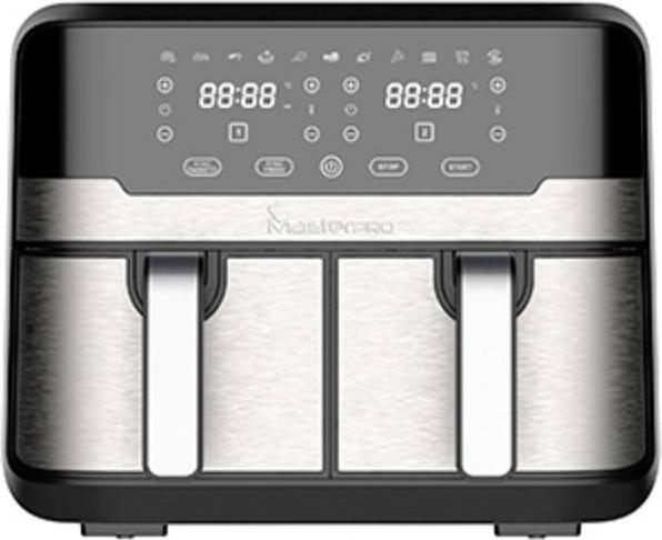 Actual product image MasterPRO Hot air fryer 2400W non-stick coating, cool-touch housing, timer function, with di
