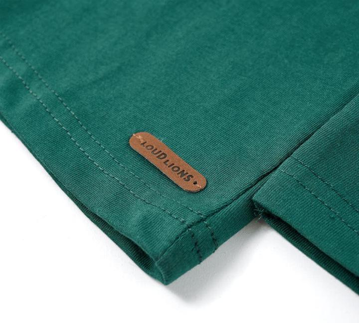 Immagine prodotto VidaXL Camicia da bambino a maniche lunghe verde 116,Materiale: 100 (116)