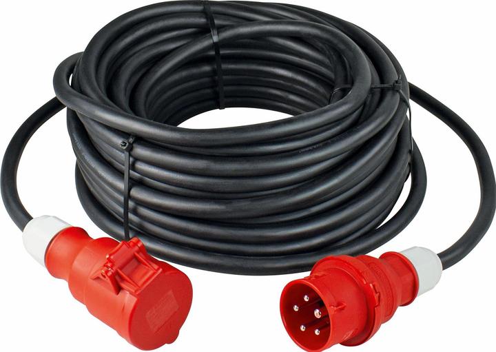 As - Schwabe CEE power extension with phase inverter plug (50 m, CEE)