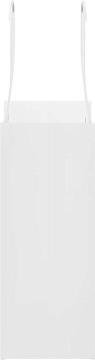 Produktbild VidaXL Kraftpapiertüten 250 Stk. mit Henkel Weiss 15x8x21 cm Papiertüte (Geschenktüte, 250 x)