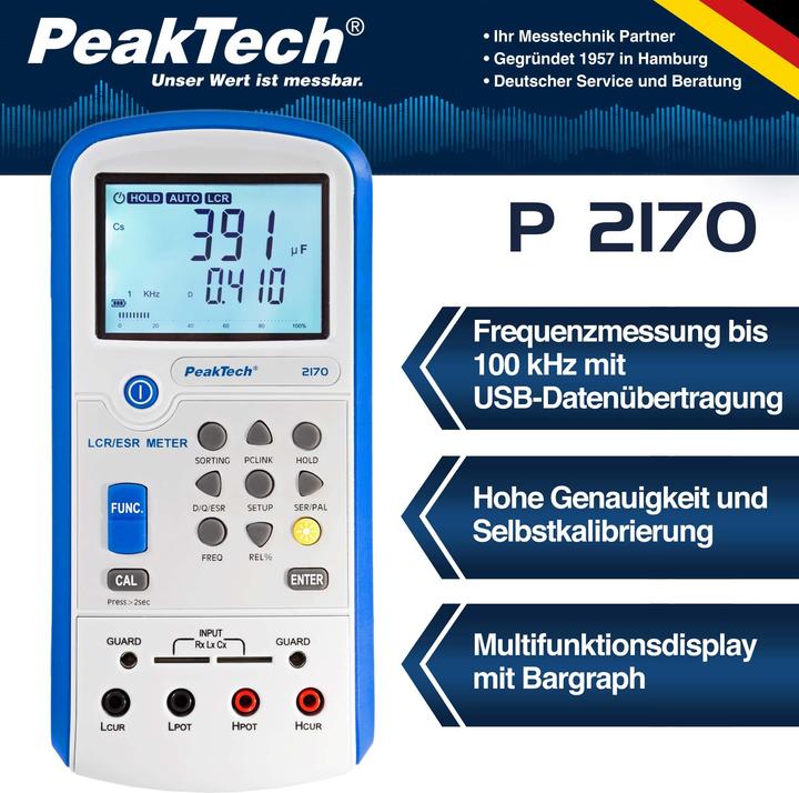 Produktbild Peaktech P 2170 LCR-Meter (Frequenzzähler)