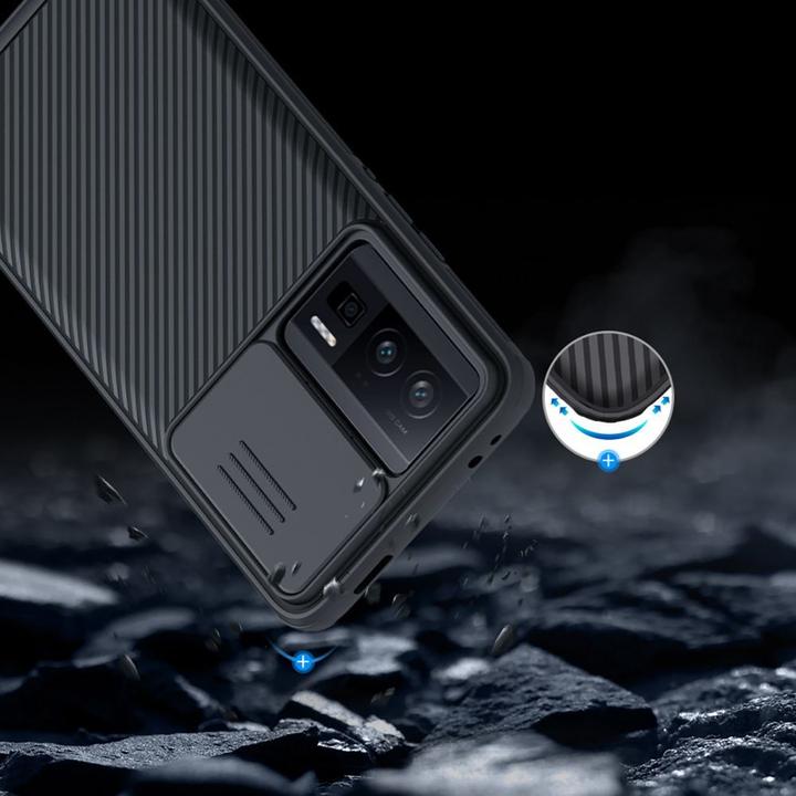 Produktbild Nillkin CamShield PRO Hard Case for Poco F5 Pro 5G Black (Oppo Reno 5 Pro 5G)