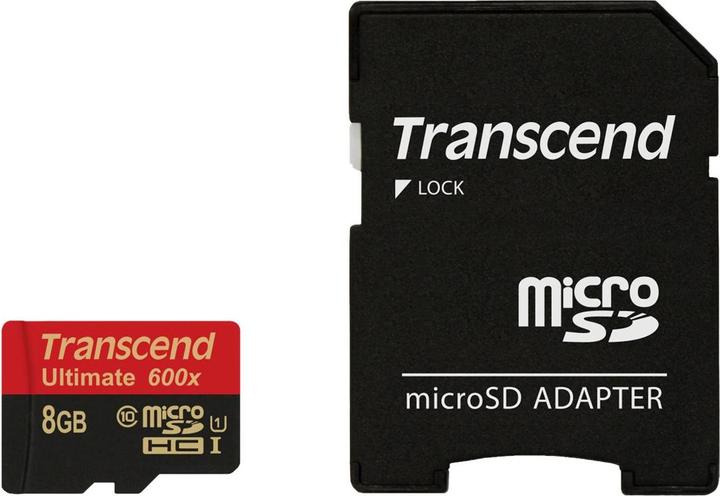 Produktbild Transcend ULTIMATE - microSDHC Card - U1 (8 GB, microSDHC, U1, UHS-I)