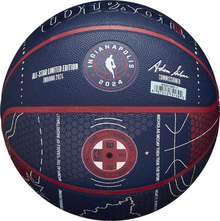 Immagine prodotto Wilson Pallone Da Basket Da Collezione 2024 Nba All Star (7)