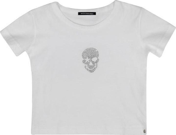 Actual product image Rock Star Baby Baby-Shirts T-Shirt Stud Head - Weiss - (XL)