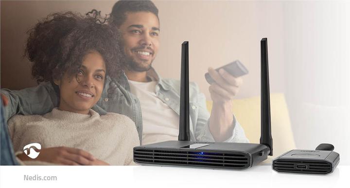 Produktbild Nedis Wireless HDMI ™ Übertrager | WLAN | 2400-5000 MHz | 30.0 m (Sichtlinie) | Maximale Auflösung: (30 m, HDCP)
