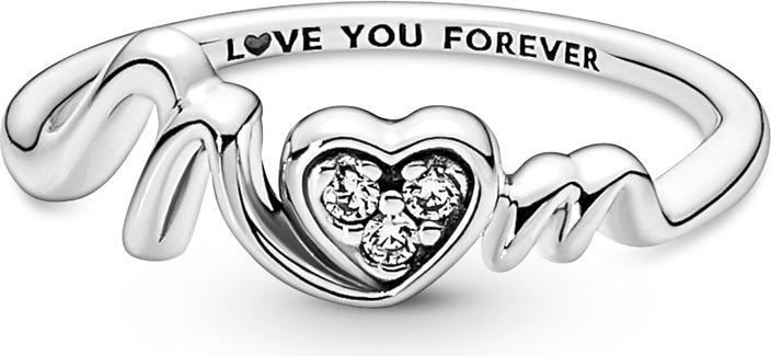 Produktbild Pandora Ring Mom Pavé (56, 925 Silber)