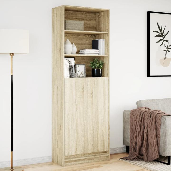 Image du produit VidaXL Highboard avec éclairage LED (69 x 32.5 x 200 cm)