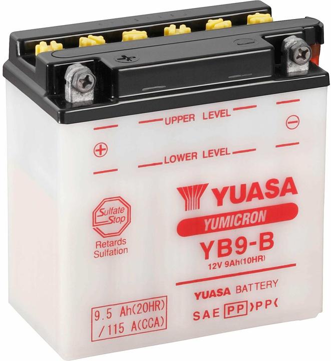 Immagine prodotto Yuasa Batteria per moto YB9-B (DIN 50914) (12 V, 9.50 Ah, 115 A)