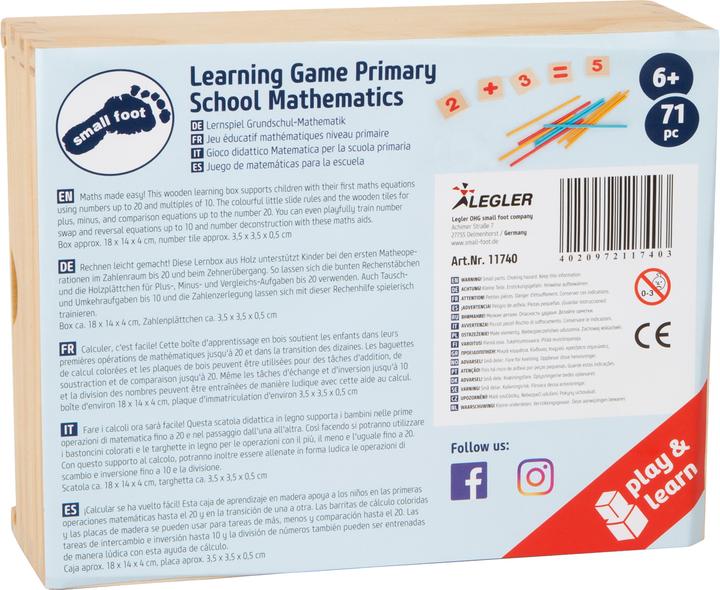 Produktbild small foot Grundschul-Mathematik (Deutsch, Französisch, Italienisch, Englisch)