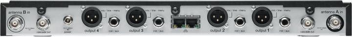 Actual product image Shure SLXD4Q+E=-G65 - Odbiornik poczwórny cyfrowy (470-606 MHz)