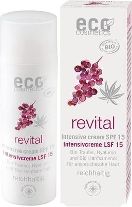 Eco Cosmetics Intensivcreme LSF 15revital (Sonnencreme, SPF 15, 50 ml)