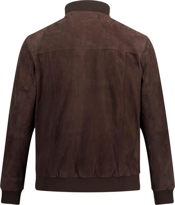 Produktbild JP1880 Lederjacke, Veloursleder, Stehkragen, Knopfleiste (7XL)