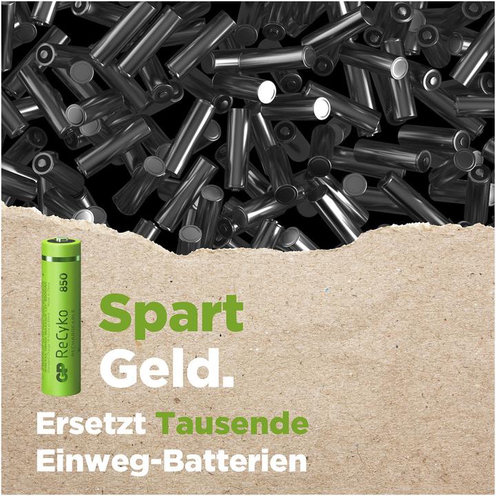 Produktbild GP Batteries ReCyko (4 Stk., AAA, 850 mAh)