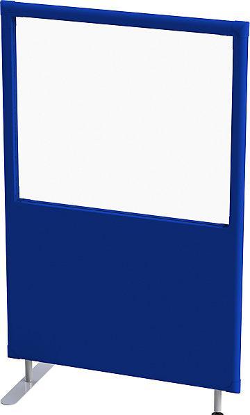 Image du produit eurokraft pro Cloison d'isolation acoustique, panneau vitré hauteur 1600 mm, largeur 1000 mm