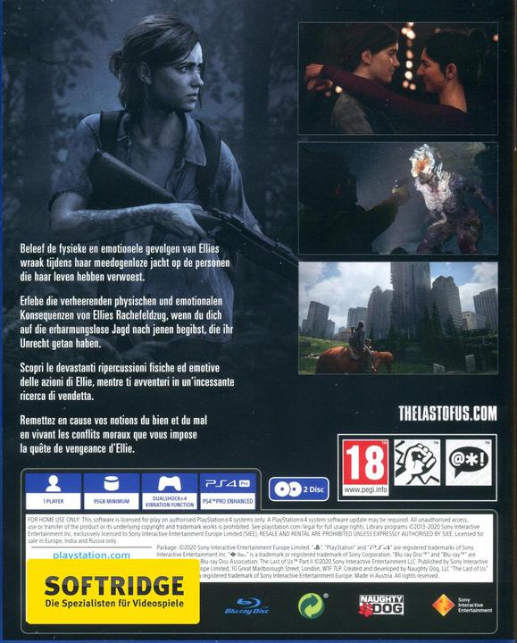 Immagine prodotto Sony The Last of Us Part 2 (PS4, DE)
