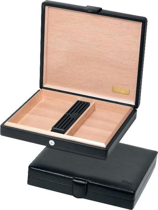 Image du produit Zino Humidor de voyage PM cuir noir (12)