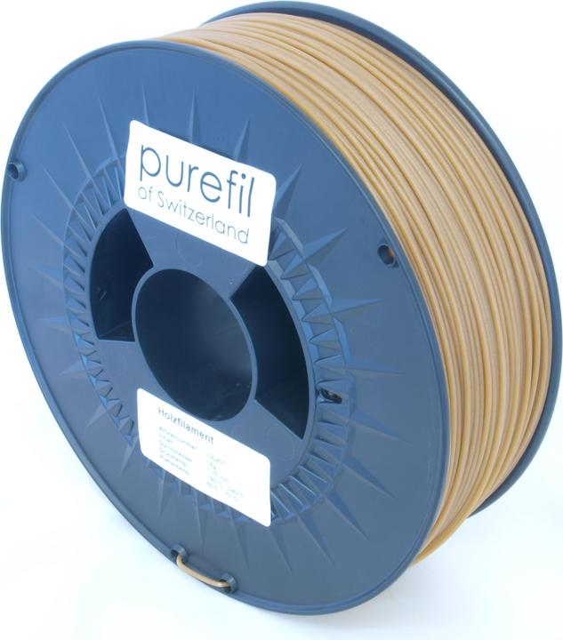 Produktbild Purefil Filament (PLA, Holz, 1.75 mm, 1000 g, Braun)