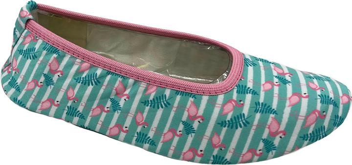 Flamingo stripes turquoise