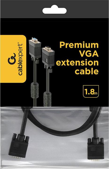 Actual product image Gembird Cablexpert Premium CC-PPVGAX-6B (1.80 m, VGA)