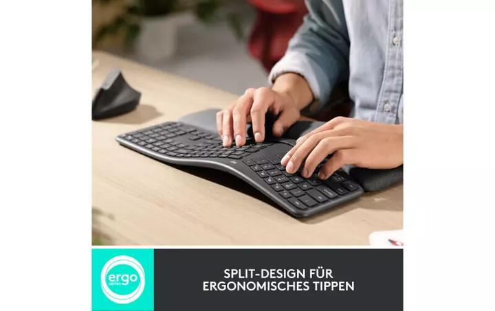 Actual product image Logitech Ergo K860 Split Keyboard for Business (CH, Wireless)