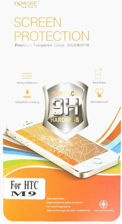 Produktbild Okmore 9H Displayschutzfolie Glas HTC M9 (1 Stück, HTC One M9)