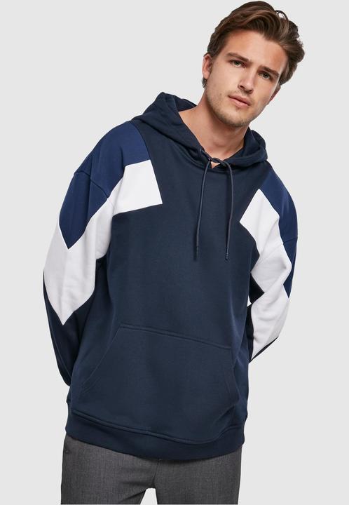 Immagine prodotto Urban Classics Felpa con cappuccio oversize a 3 toni (M)